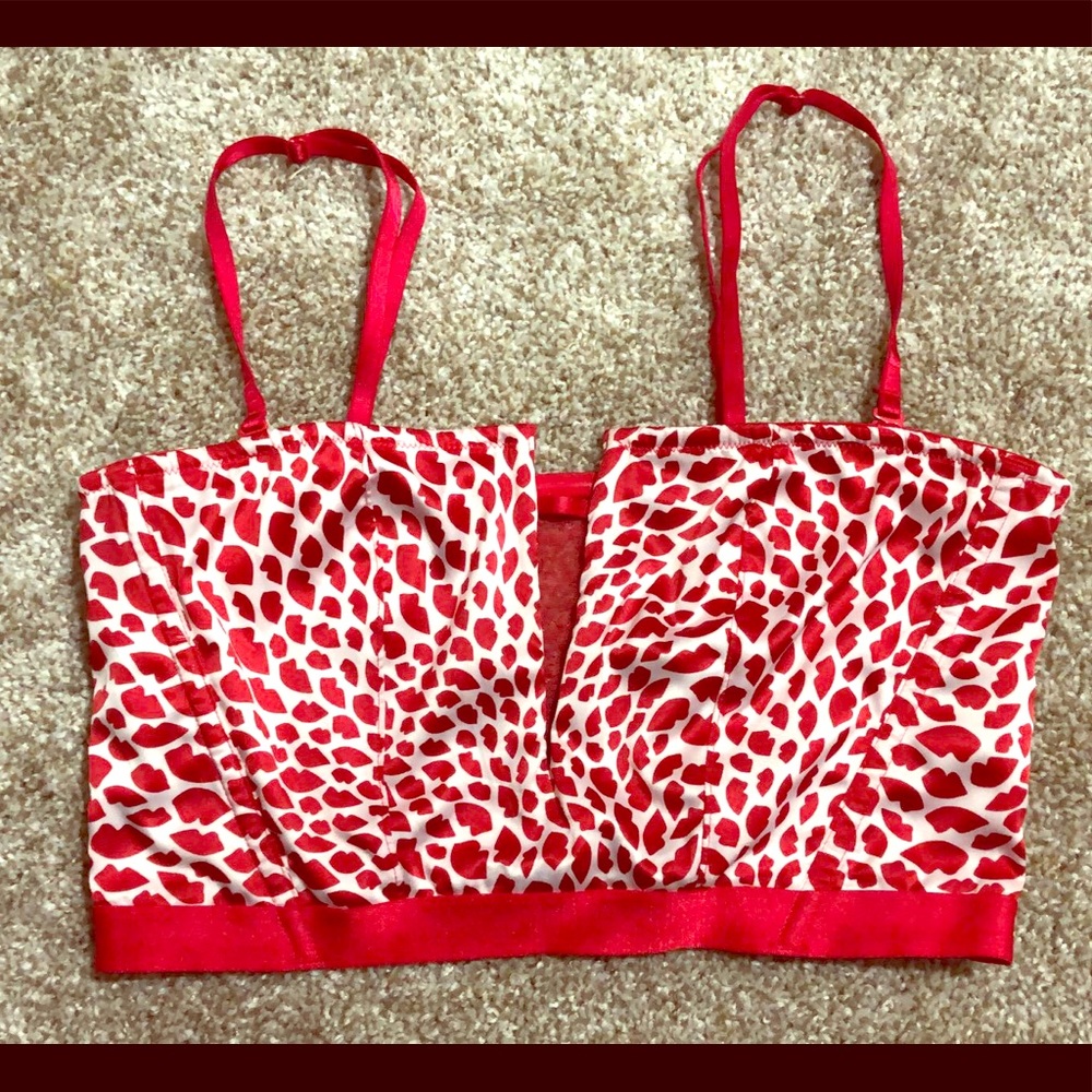 Victoria’s Secret Lip Print Bustier